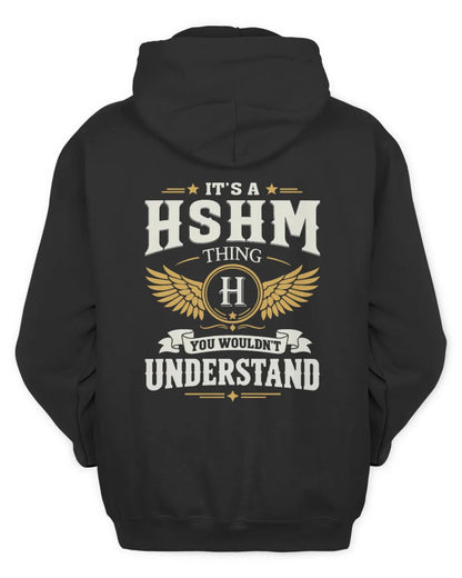HSHM KT06-M008 It’s a [NAME] Thing – You Wouldn’t Understand | Personalized Vintage T-Shirt - Unisex Hoodie - Black