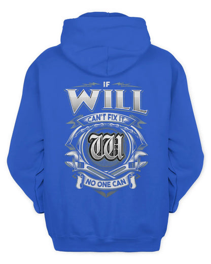 WILL AP81-K4-626 - Personalized Ahmed Quote Apparel “If Ahmed Can't Fix It, No One Can” - Unisex Hoodie - Royal