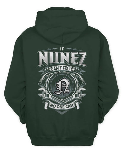 NUNEZ AP81-K4-626 - Personalized Ahmed Quote Apparel “If Ahmed Can't Fix It, No One Can” - Unisex Hoodie - Forest Green