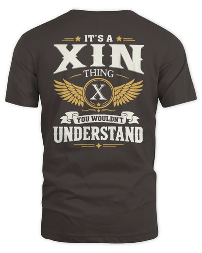 XIN KT06-M008 It’s a [NAME] Thing – You Wouldn’t Understand | Personalized Vintage T-Shirt - Unisex Standard T-Shirt - Dark Chocolate