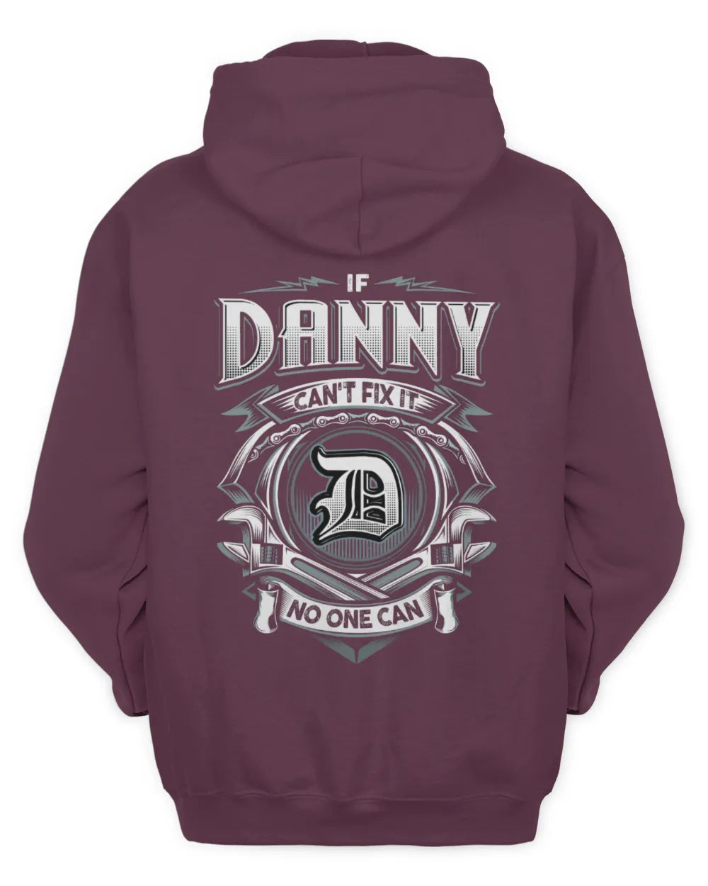 DANNY AP81-K4-626 - Personalized Ahmed Quote Apparel “If Ahmed Can't Fix It, No One Can” - Unisex Hoodie - Maroon