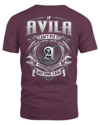 AVILA AP81-K4-626 - Personalized Ahmed Quote Apparel “If Ahmed Can't Fix It, No One Can” - Unisex Standard T-Shirt - Maroon