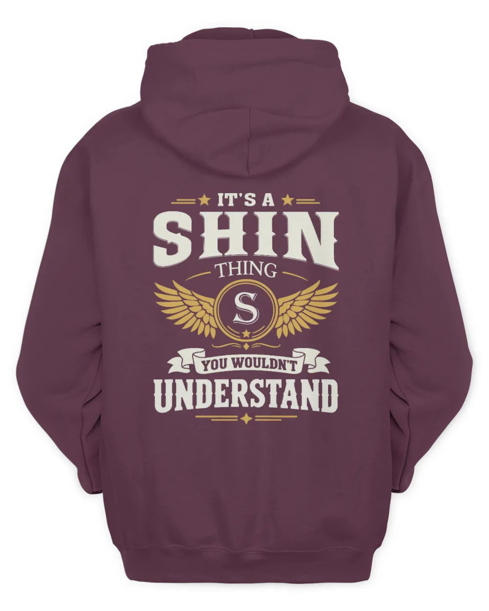 SHIN KT06-M008 It’s a [NAME] Thing – You Wouldn’t Understand | Personalized Vintage T-Shirt - Unisex Hoodie - Maroon