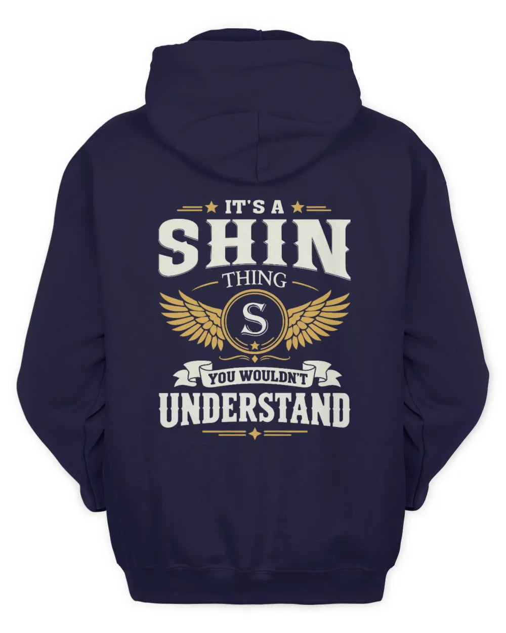 SHIN KT06-M008 It’s a [NAME] Thing – You Wouldn’t Understand | Personalized Vintage T-Shirt - Unisex Hoodie - Navy
