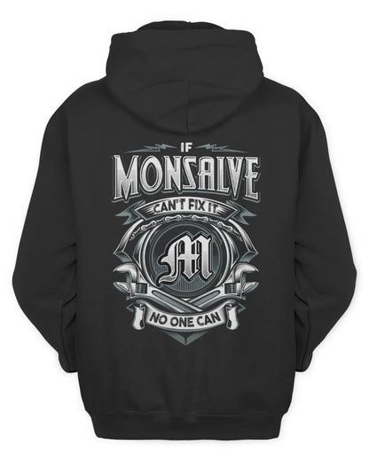 MONSALVE AP81-K4-626 - Personalized Ahmed Quote Apparel “If Ahmed Can't Fix It, No One Can” - Unisex Hoodie - Black