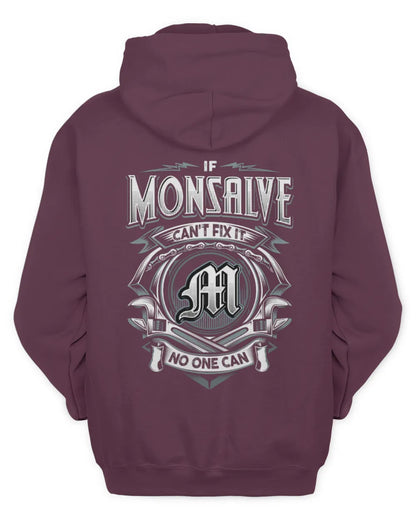 MONSALVE AP81-K4-626 - Personalized Ahmed Quote Apparel “If Ahmed Can't Fix It, No One Can” - Unisex Hoodie - Maroon