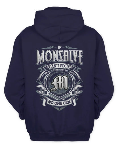 MONSALVE AP81-K4-626 - Personalized Ahmed Quote Apparel “If Ahmed Can't Fix It, No One Can” - Unisex Hoodie - Navy