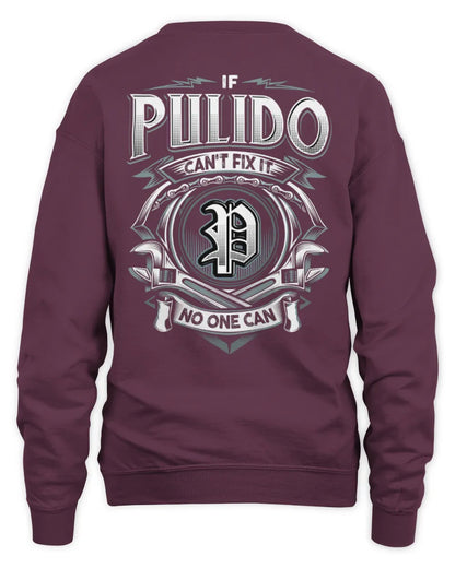 PULIDO AP81-K4-626 - Personalized Ahmed Quote Apparel “If Ahmed Can't Fix It, No One Can” - Unisex Sweatshirt - Maroon