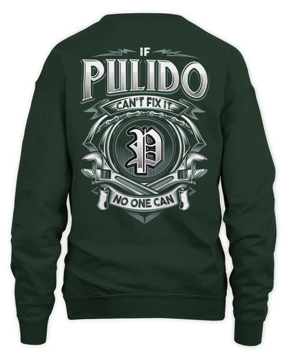PULIDO AP81-K4-626 - Personalized Ahmed Quote Apparel “If Ahmed Can't Fix It, No One Can” - Unisex Sweatshirt - Forest Green