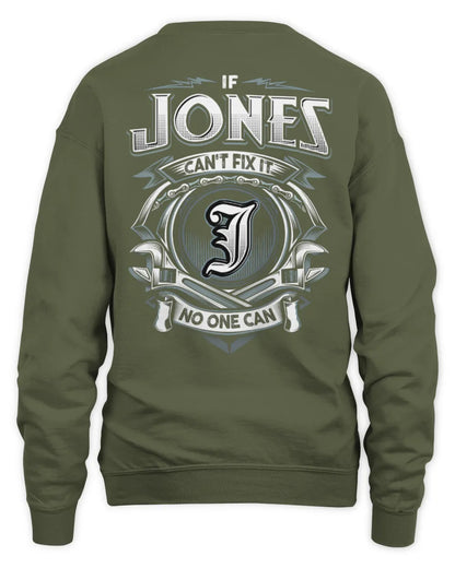 JONES AP81-K4-626 - Personalized Ahmed Quote Apparel “If Ahmed Can't Fix It, No One Can” - Unisex Sweatshirt - Military Green