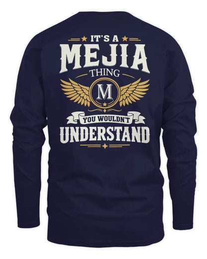 MEJIA KT06-M008 It’s a [NAME] Thing – You Wouldn’t Understand | Personalized Vintage T-Shirt - Men's Long Sleeved T-Shirt - Navy