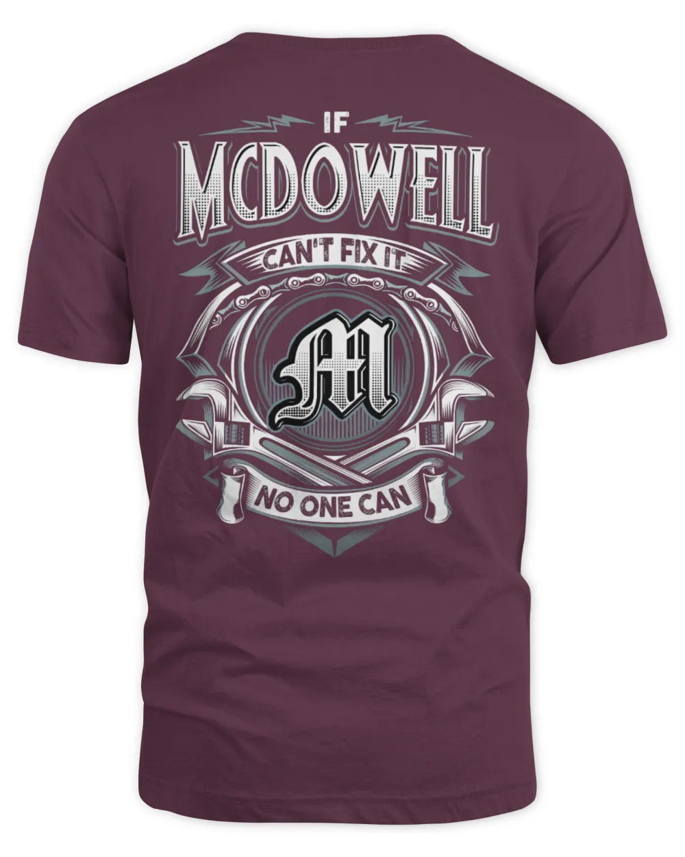 MCDOWELL AP81-K4-626 - Personalized Ahmed Quote Apparel “If Ahmed Can't Fix It, No One Can” - Unisex Standard T-Shirt - Maroon