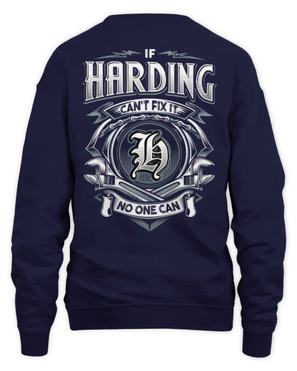 HARDING AP81-K4-626 - Personalized Ahmed Quote Apparel “If Ahmed Can't Fix It, No One Can” - Unisex Sweatshirt - Navy