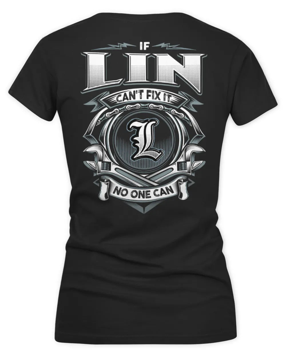 LIN AP81-K4-626 - Personalized Ahmed Quote Apparel “If Ahmed Can't Fix It, No One Can” - Women's V-Neck T-Shirt - Black