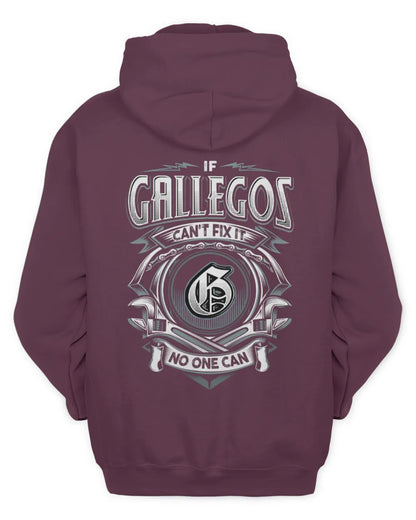 GALLEGOS AP81-K4-626 - Personalized Ahmed Quote Apparel “If Ahmed Can't Fix It, No One Can” - Unisex Hoodie - Maroon