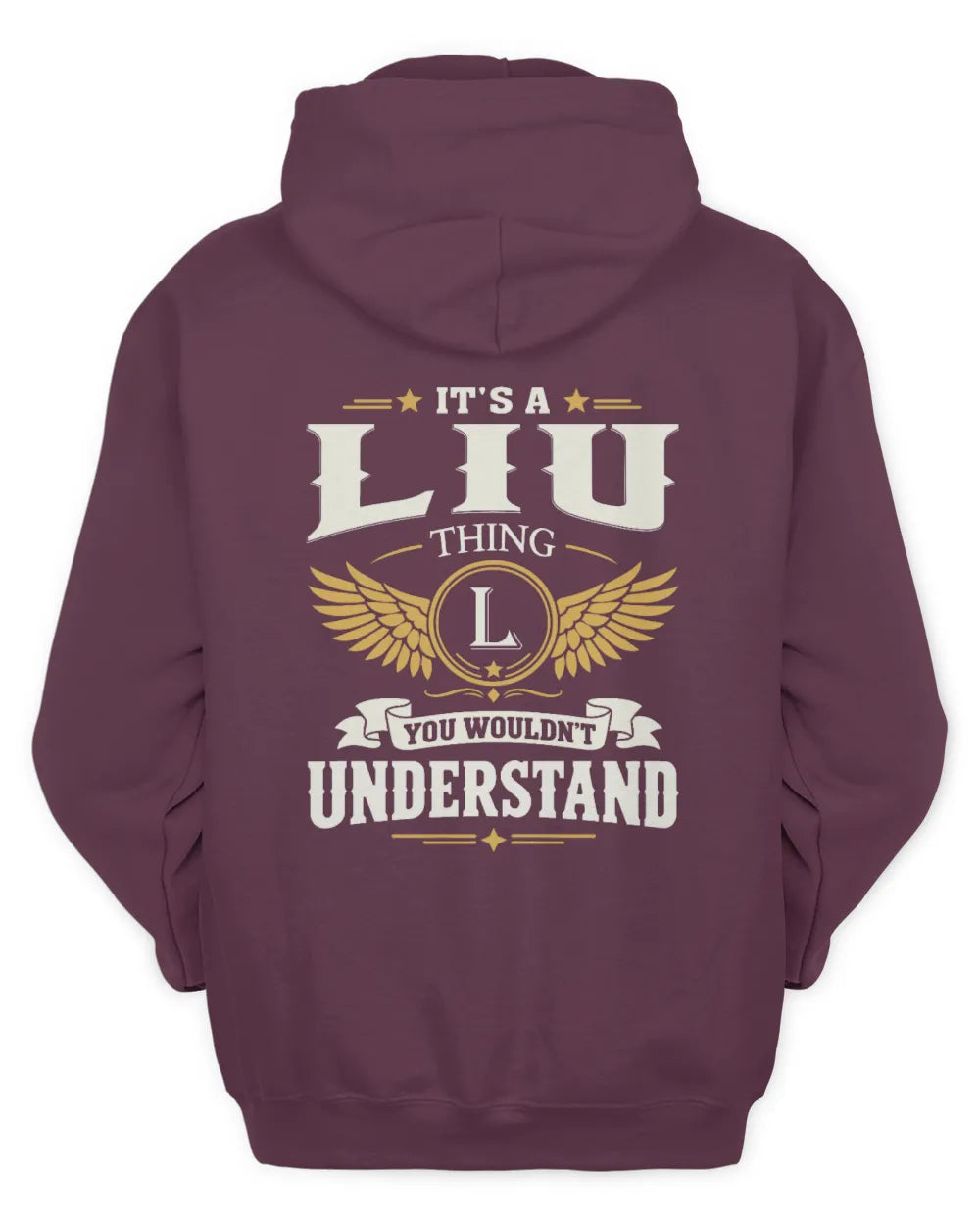 LIU KT06-M008 It’s a [NAME] Thing – You Wouldn’t Understand | Personalized Vintage T-Shirt - Unisex Hoodie - Maroon