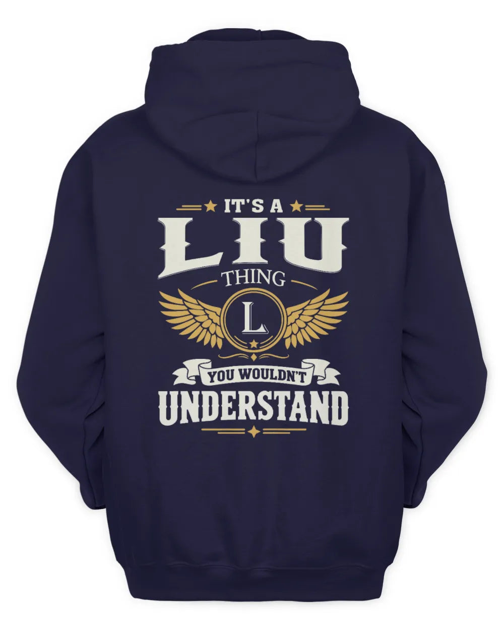 LIU KT06-M008 It’s a [NAME] Thing – You Wouldn’t Understand | Personalized Vintage T-Shirt - Unisex Hoodie - Navy