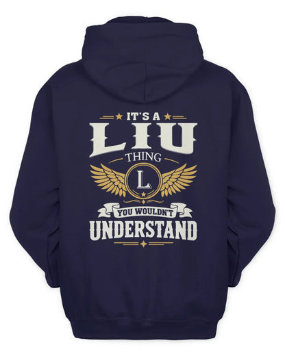 LIU KT06-M008 It’s a [NAME] Thing – You Wouldn’t Understand | Personalized Vintage T-Shirt - Unisex Hoodie - Navy
