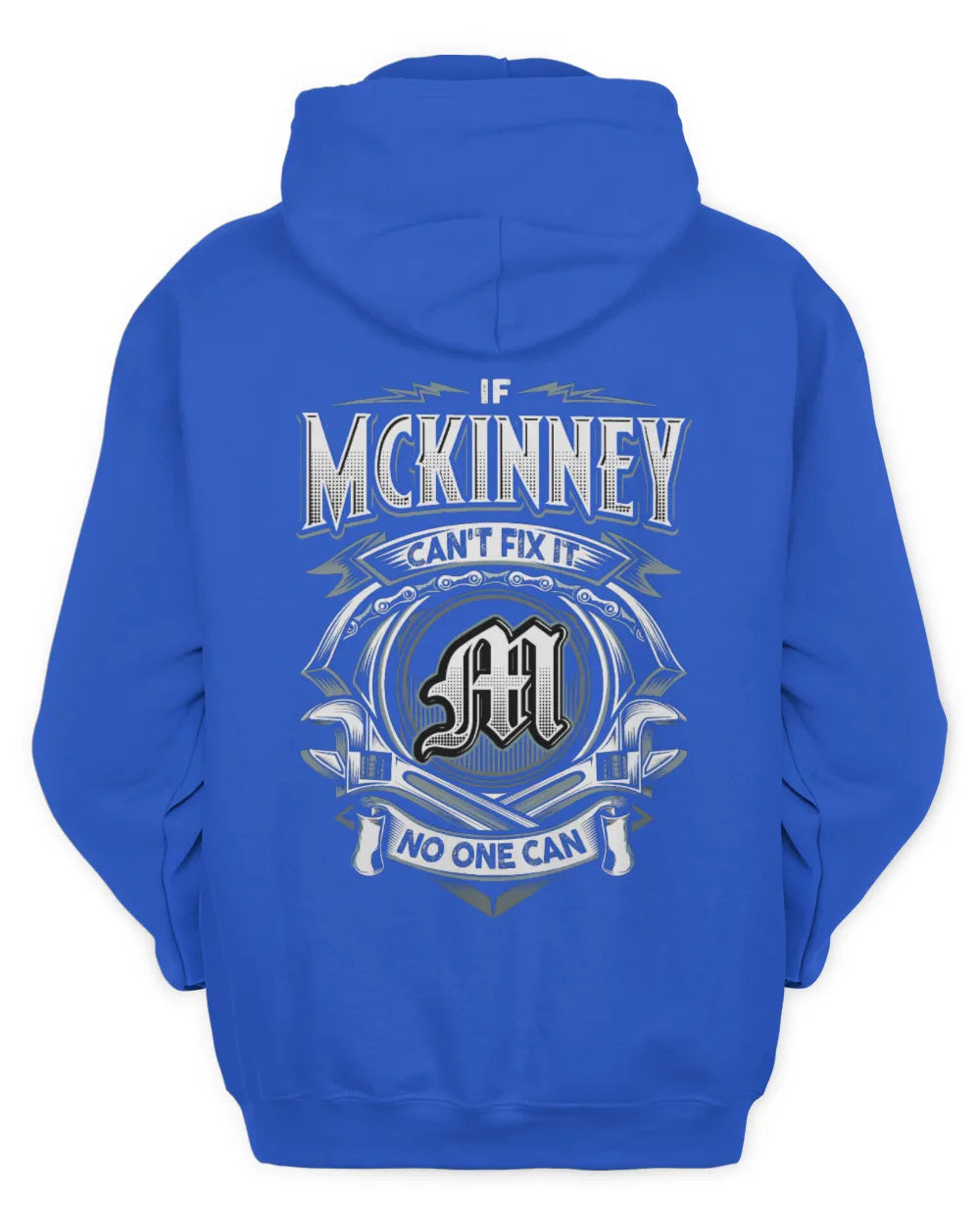 MCKINNEY AP81-K4-626 - Personalized Ahmed Quote Apparel “If Ahmed Can't Fix It, No One Can” - Unisex Hoodie - Royal