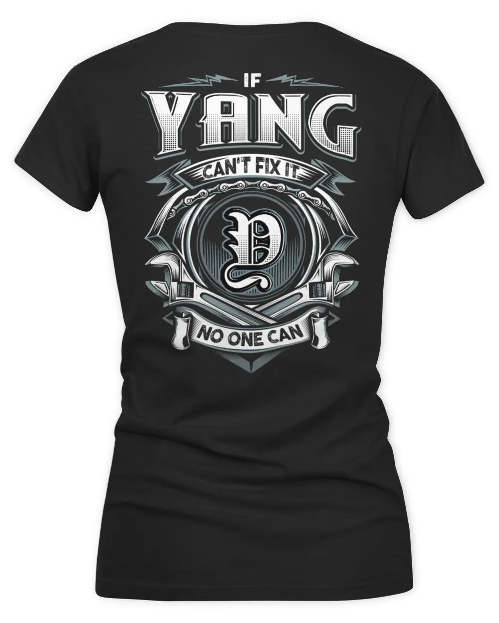YANG AP81-K4-626 - Personalized Ahmed Quote Apparel “If Ahmed Can't Fix It, No One Can” - Women's V-Neck T-Shirt - Black