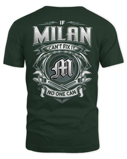 MILAN AP81-K4-626 - Personalized Ahmed Quote Apparel “If Ahmed Can't Fix It, No One Can” - Unisex Standard T-Shirt - Forest Green
