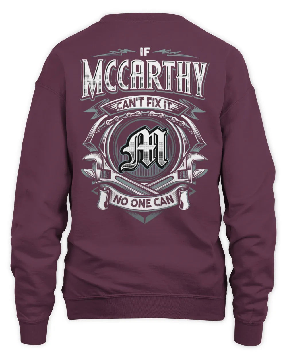 MCCARTHY AP81-K4-626 - Personalized Ahmed Quote Apparel “If Ahmed Can't Fix It, No One Can” - Unisex Sweatshirt - Maroon