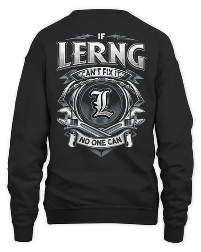 LERNG AP81-K4-626 - Personalized Ahmed Quote Apparel “If Ahmed Can't Fix It, No One Can” - Unisex Sweatshirt - Black