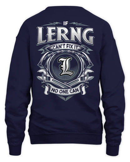 LERNG AP81-K4-626 - Personalized Ahmed Quote Apparel “If Ahmed Can't Fix It, No One Can” - Unisex Sweatshirt - Navy