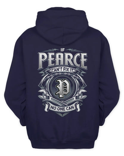 PEARCE AP81-K4-626 - Personalized Ahmed Quote Apparel “If Ahmed Can't Fix It, No One Can” - Unisex Hoodie - Navy