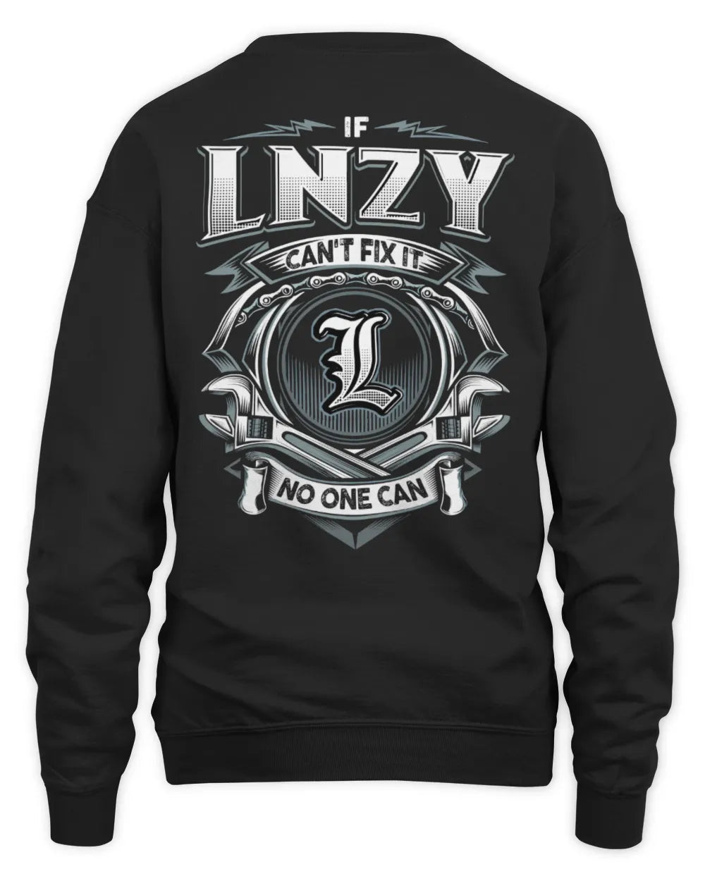 LNZY AP81-K4-626 - Personalized Ahmed Quote Apparel “If Ahmed Can't Fix It, No One Can” - Unisex Sweatshirt - Black