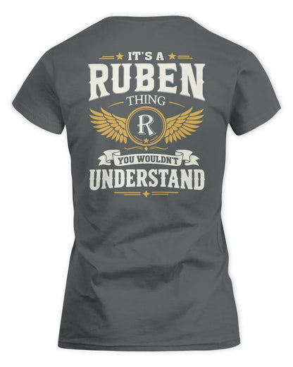 RUBEN KT06-M008 It’s a [NAME] Thing – You Wouldn’t Understand | Personalized Vintage T-Shirt - Women's Standard T-Shirt - Charcoal