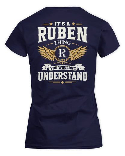 RUBEN KT06-M008 It’s a [NAME] Thing – You Wouldn’t Understand | Personalized Vintage T-Shirt - Women's Standard T-Shirt - Navy