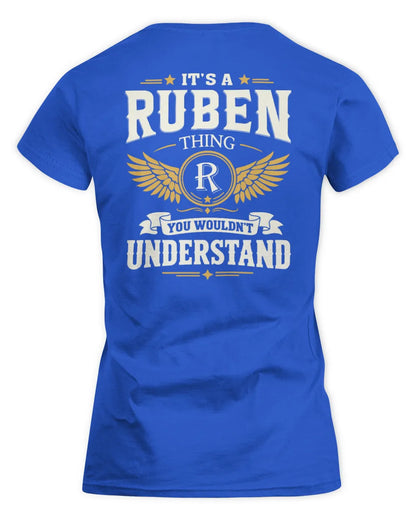 RUBEN KT06-M008 It’s a [NAME] Thing – You Wouldn’t Understand | Personalized Vintage T-Shirt - Women's Standard T-Shirt - Royal