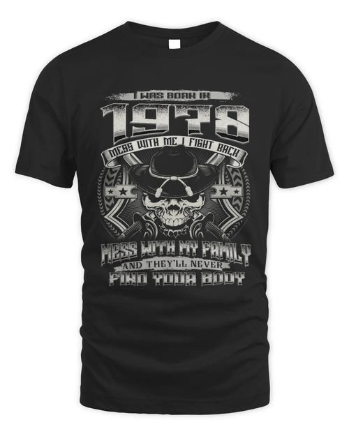 1978 HH89-K2 – Protective Family Quote T-Shirt - Unisex Standard T-Shirt - Black