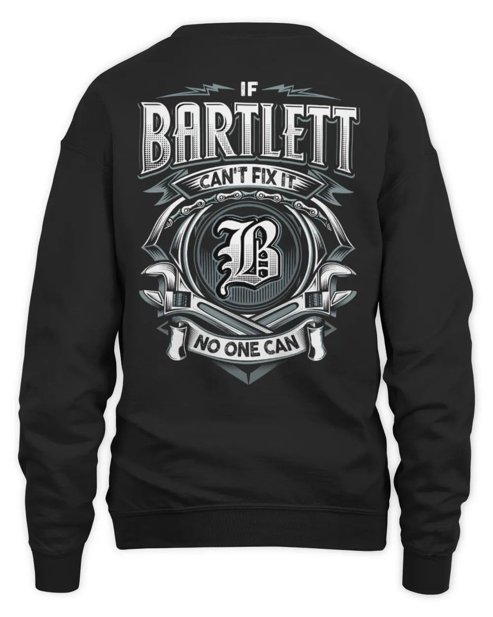 BARTLETT AP81-K4-626 - Personalized Ahmed Quote Apparel “If Ahmed Can't Fix It, No One Can” - Unisex Sweatshirt - Black
