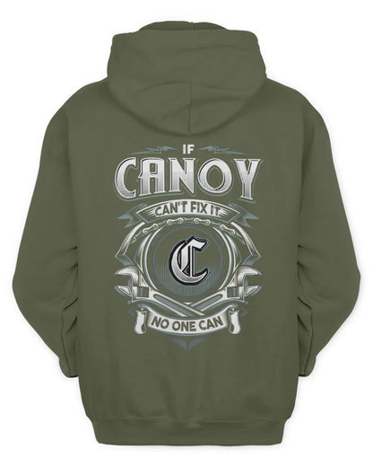 CANOY AP81-K4-626 - Personalized Ahmed Quote Apparel “If Ahmed Can't Fix It, No One Can” - Unisex Hoodie - Military Green