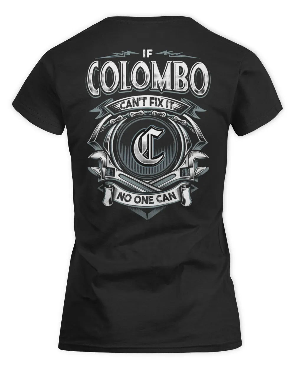 COLOMBO AP81-K4-626 - Personalized Ahmed Quote Apparel “If Ahmed Can't Fix It, No One Can” - Women's Standard T-Shirt - Black