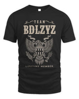BDLZYZ TP06-K82 – Personalized Classic Style Apparel “Team NAME Lifetime Member” - Unisex Standard T-Shirt - Black