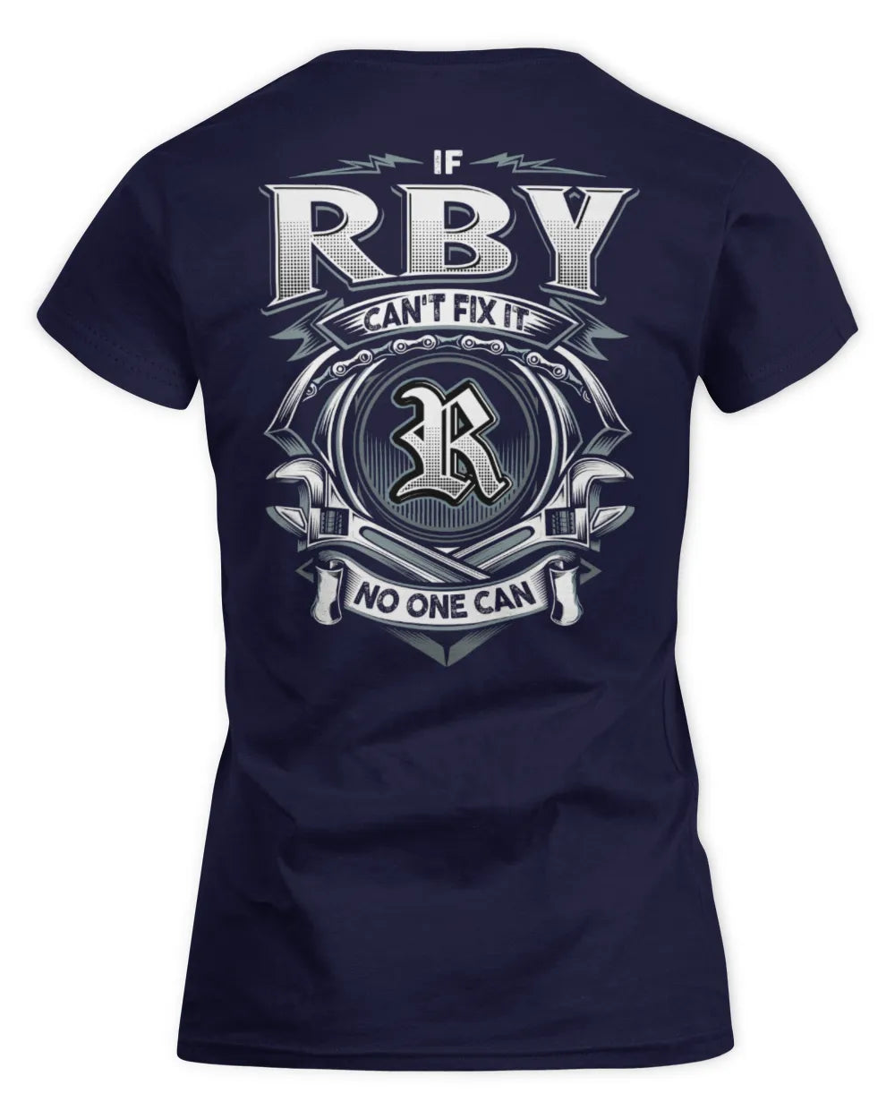 RBY AP81-K4-626 - Personalized Ahmed Quote Apparel “If Ahmed Can't Fix It, No One Can” - Women's Standard T-Shirt - Navy