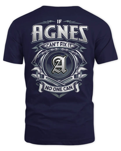 AGNES AP81-K4-626 - Personalized Ahmed Quote Apparel “If Ahmed Can't Fix It, No One Can” - Unisex Standard T-Shirt - Navy