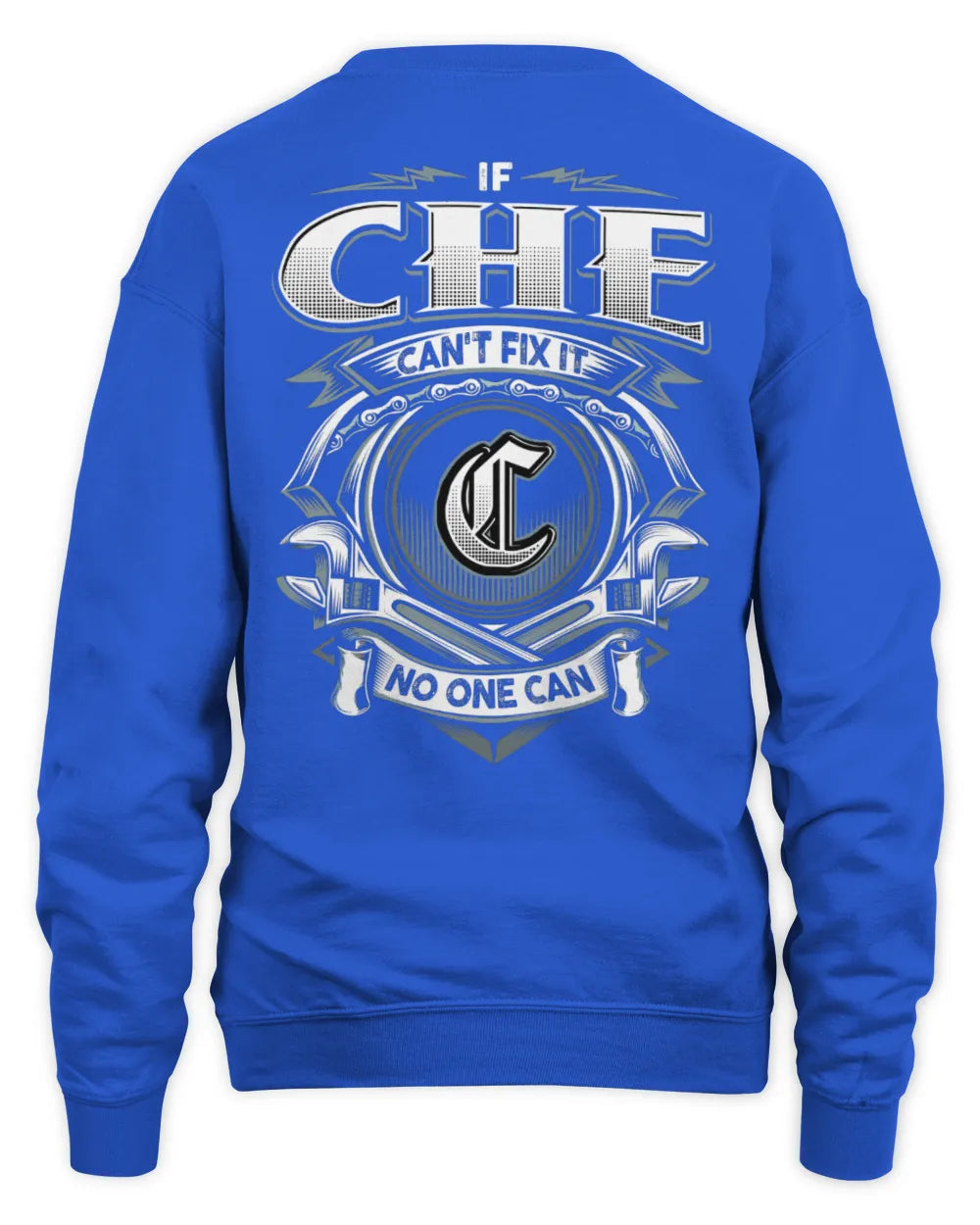 CHE AP81-K4-626 - Personalized Ahmed Quote Apparel “If Ahmed Can't Fix It, No One Can” - Unisex Sweatshirt - Royal