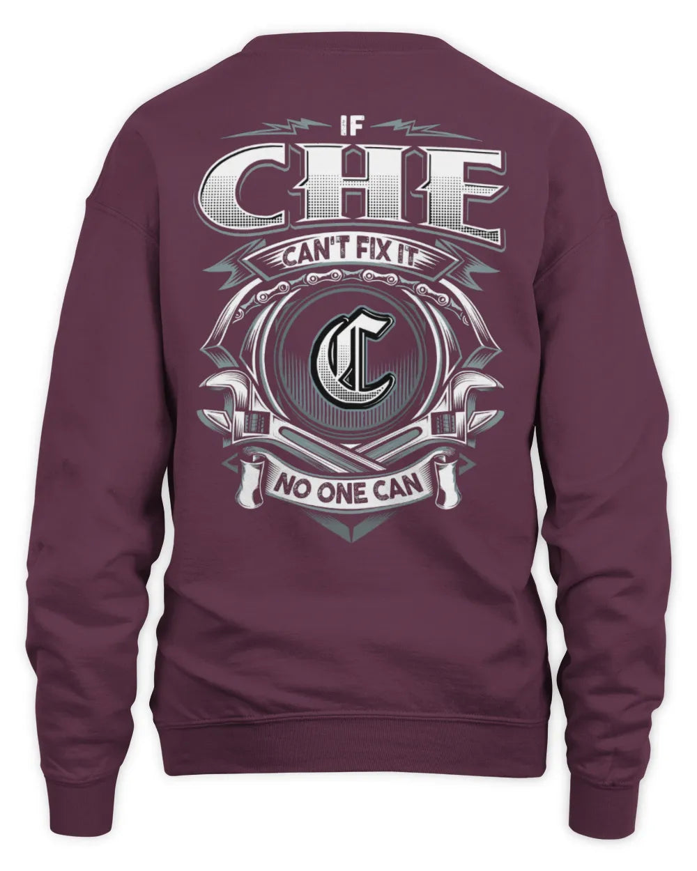 CHE AP81-K4-626 - Personalized Ahmed Quote Apparel “If Ahmed Can't Fix It, No One Can” - Unisex Sweatshirt - Maroon