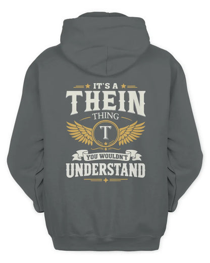 THEIN KT06-M008 It’s a [NAME] Thing – You Wouldn’t Understand | Personalized Vintage T-Shirt - Unisex Hoodie - Charcoal