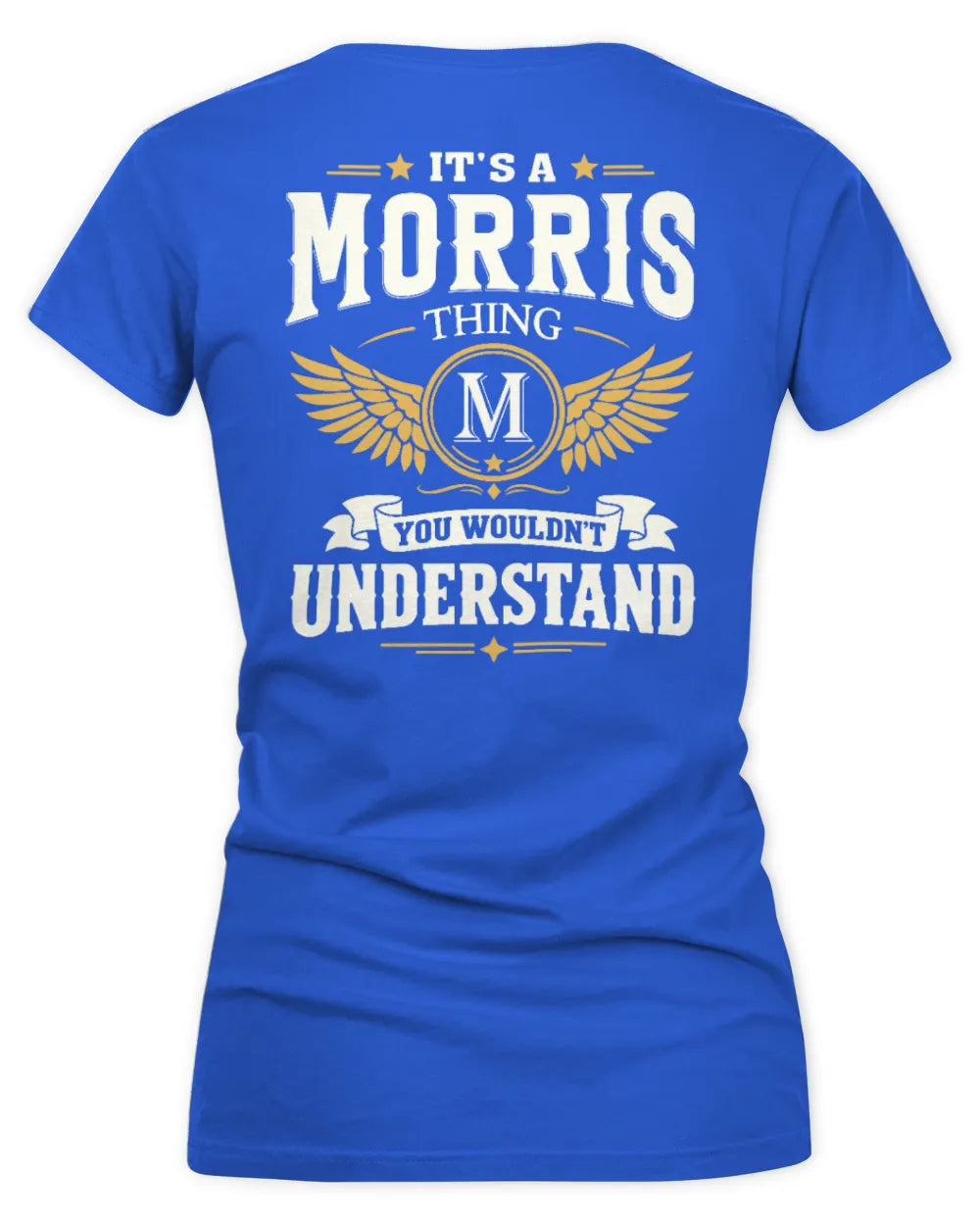 MORRIS KT06-M008 It’s a [NAME] Thing – You Wouldn’t Understand | Personalized Vintage T-Shirt - Women's V-Neck T-Shirt - Royal
