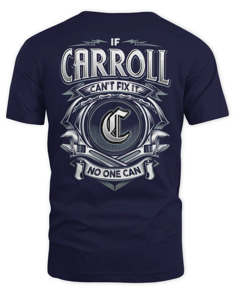 CARROLL AP81-K4-626 - Personalized Ahmed Quote Apparel “If Ahmed Can't Fix It, No One Can” - Unisex Standard T-Shirt - Navy