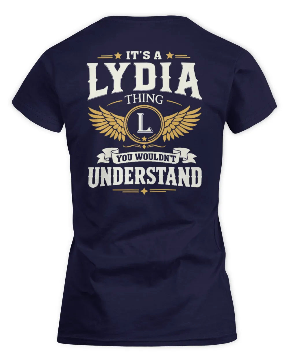 LYDIA KT06-M008 It’s a [NAME] Thing – You Wouldn’t Understand | Personalized Vintage T-Shirt - Women's Standard T-Shirt - Navy
