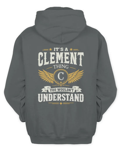 CLEMENT KT06-M008 It’s a [NAME] Thing – You Wouldn’t Understand | Personalized Vintage T-Shirt - Unisex Hoodie - Charcoal