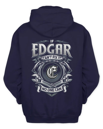 EDGAR AP81-K4-626 - Personalized Ahmed Quote Apparel “If Ahmed Can't Fix It, No One Can” - Unisex Hoodie - Navy