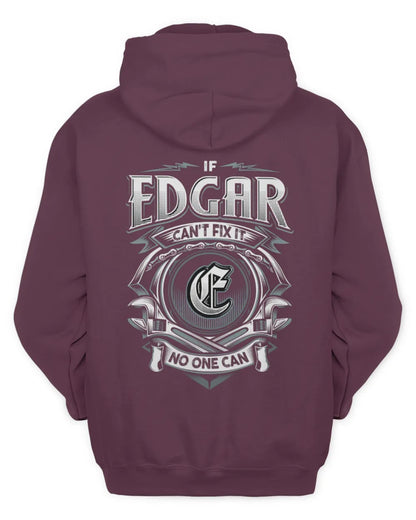 EDGAR AP81-K4-626 - Personalized Ahmed Quote Apparel “If Ahmed Can't Fix It, No One Can” - Unisex Hoodie - Maroon