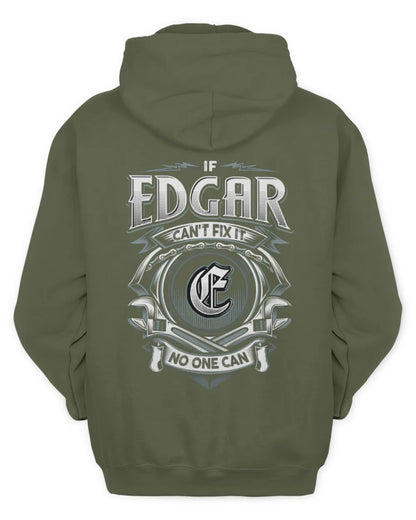 EDGAR AP81-K4-626 - Personalized Ahmed Quote Apparel “If Ahmed Can't Fix It, No One Can” - Unisex Hoodie - Military Green